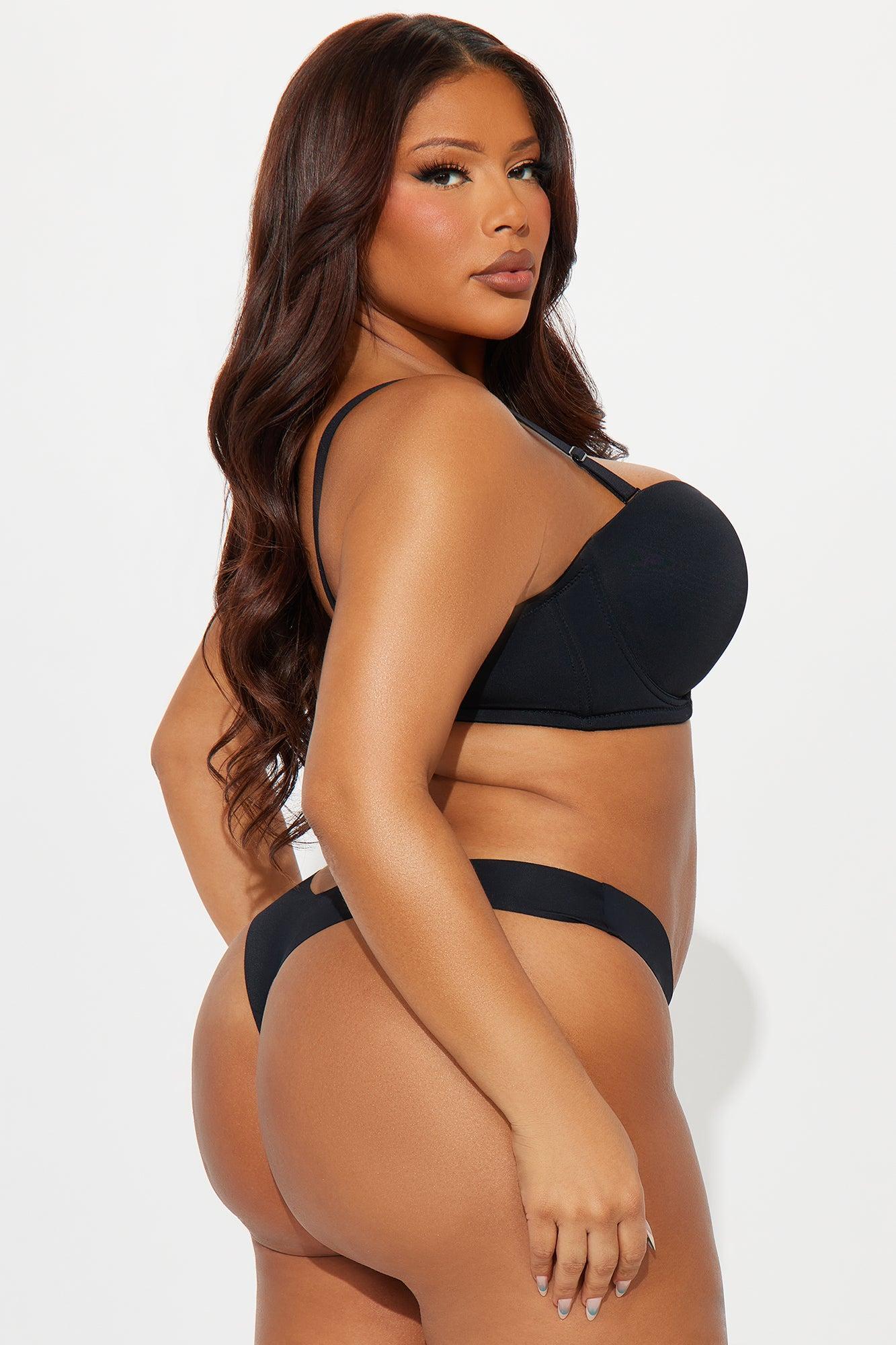 Just The Two Of Us Multiway Push Up Bra - Black Female Product Image