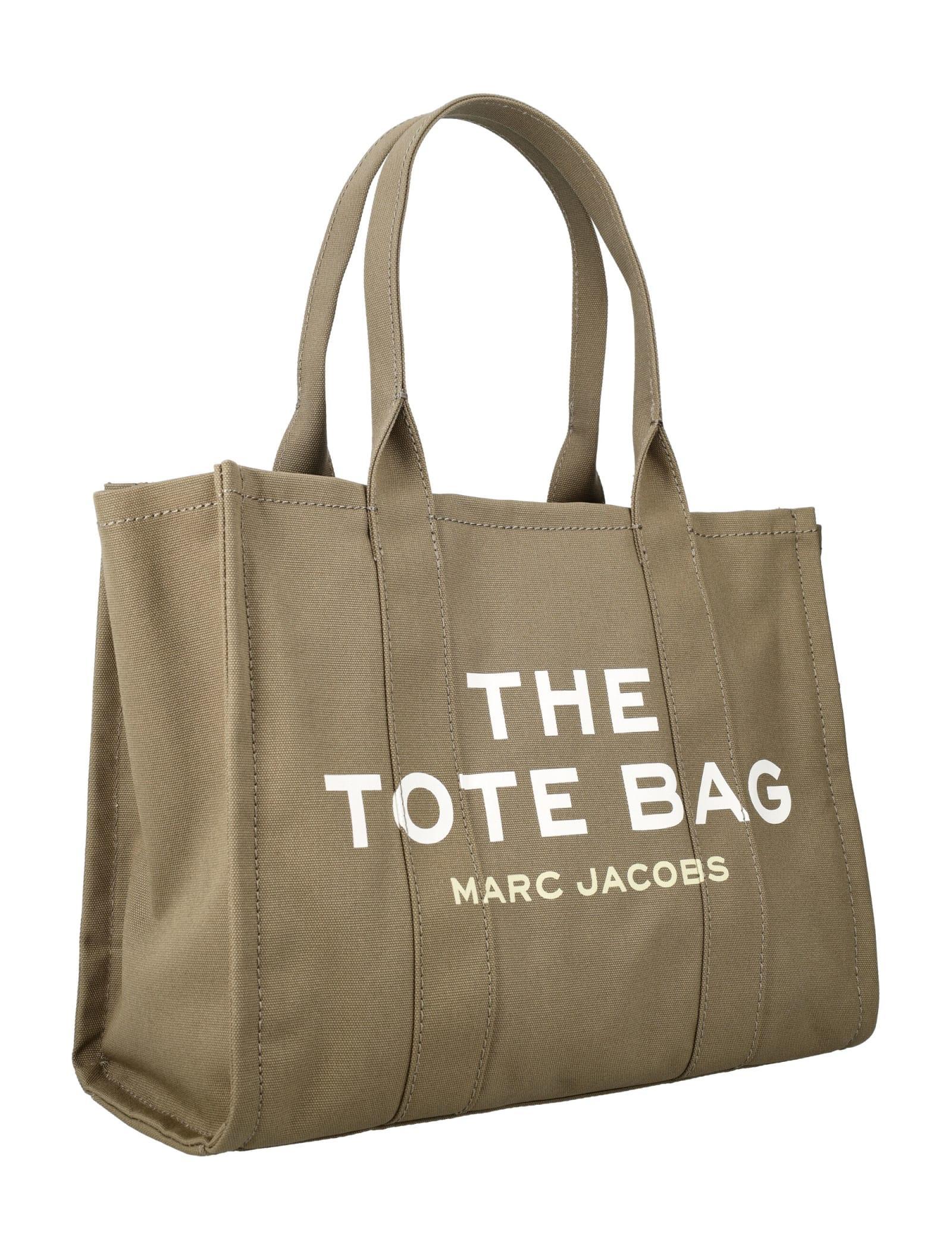 MARC JACOBS Cotton Mini Tote Bag In Green Product Image