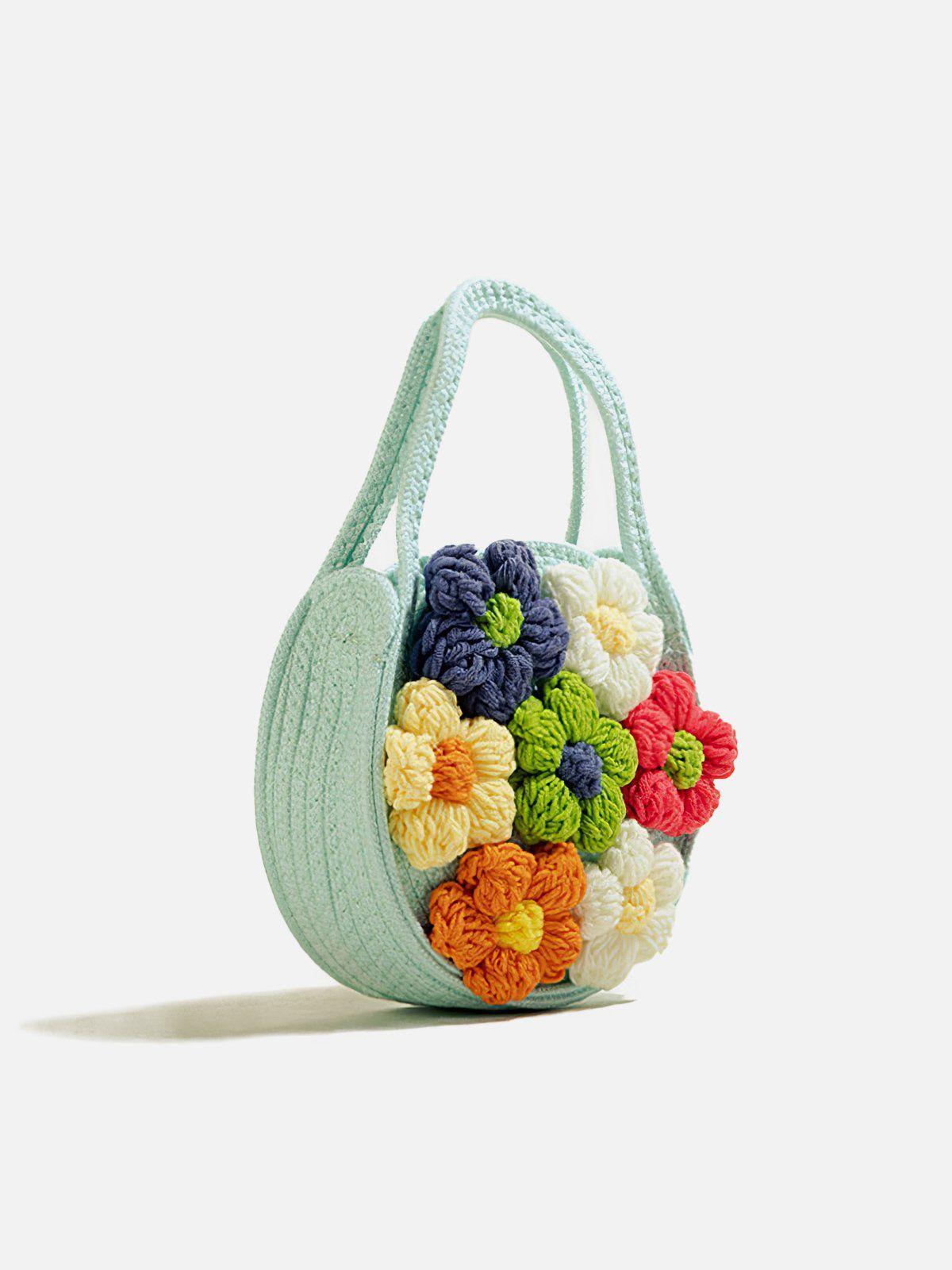 3D Flower Knit Bag Product Image