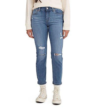 Womens Levis Boyfriend Jeans Blue Layer Product Image