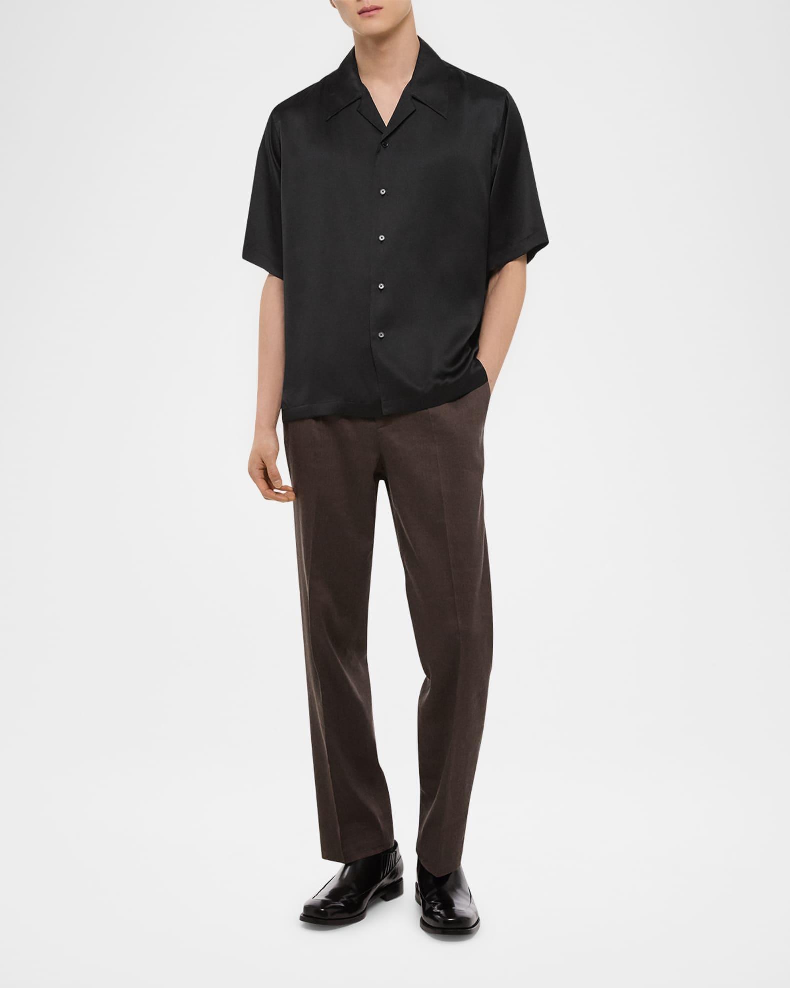 Men's Boxy Silk Camp Shirt Product Image