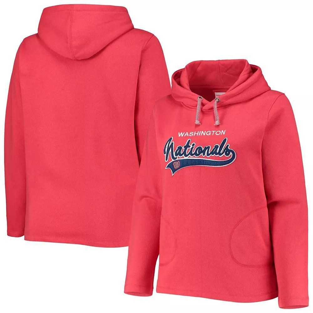 Women's Soft as a Grape Red Washington Nationals Plus  Product Image