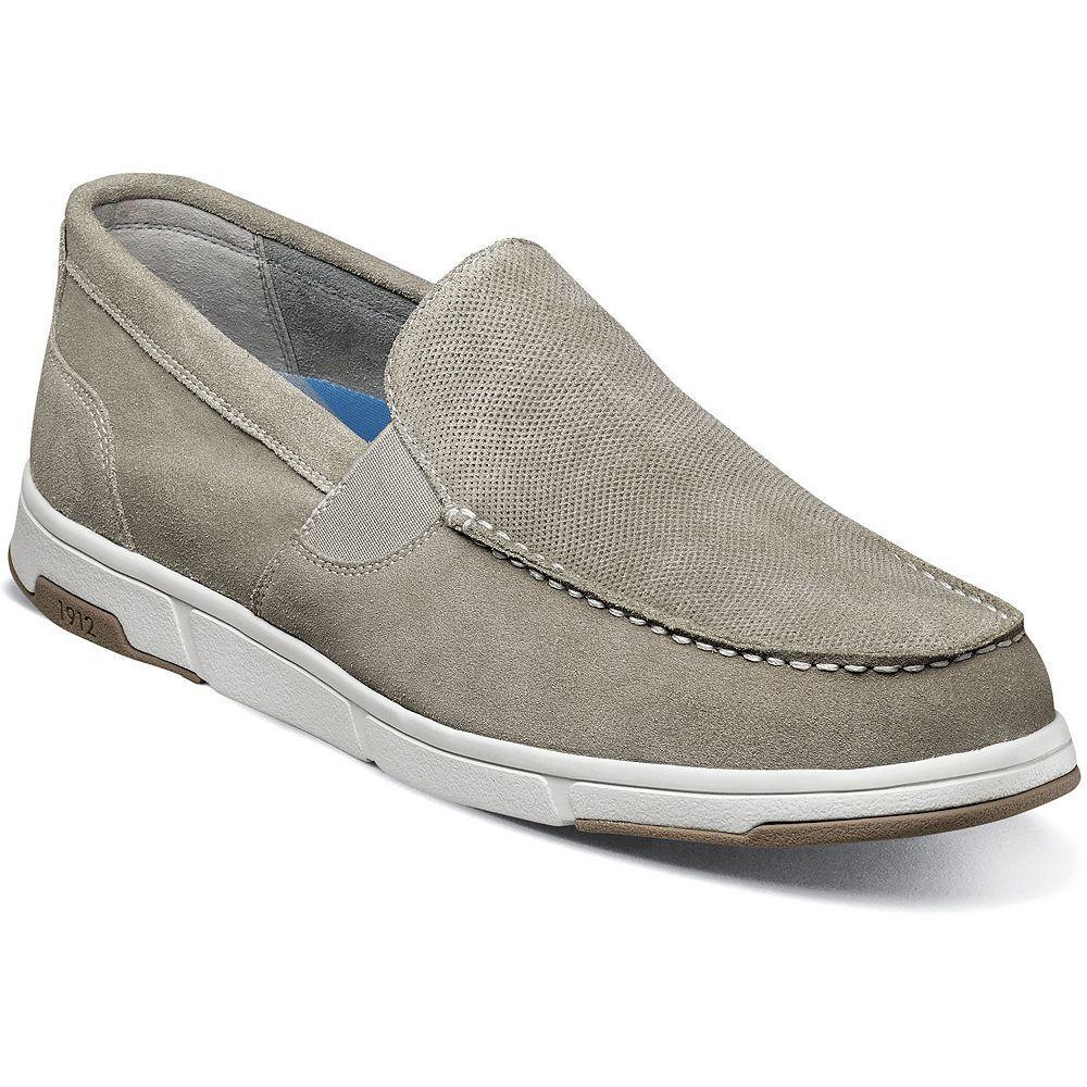 Nunn Bush® Luca Men's Suede Moc Toe Venetian Slip-On Shoes,  Product Image