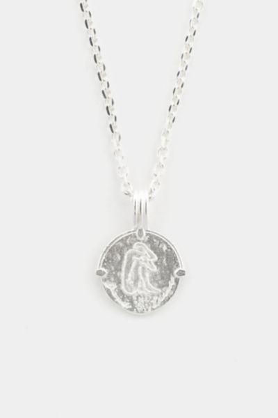 Deux Lions Jewelry Sterling Silver Zodiac Necklace Mens at Urban Outfitters Product Image