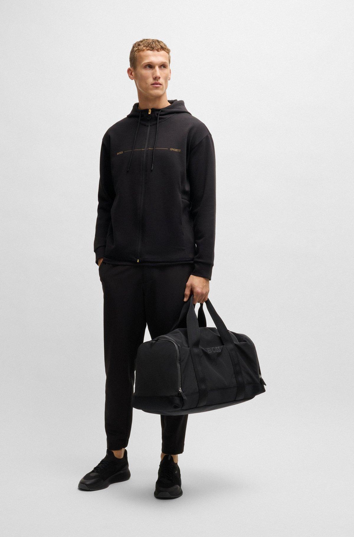 Zip-up hoodie with printed artwork Product Image