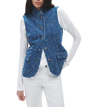 Womens Slade Tweed Vest Product Image