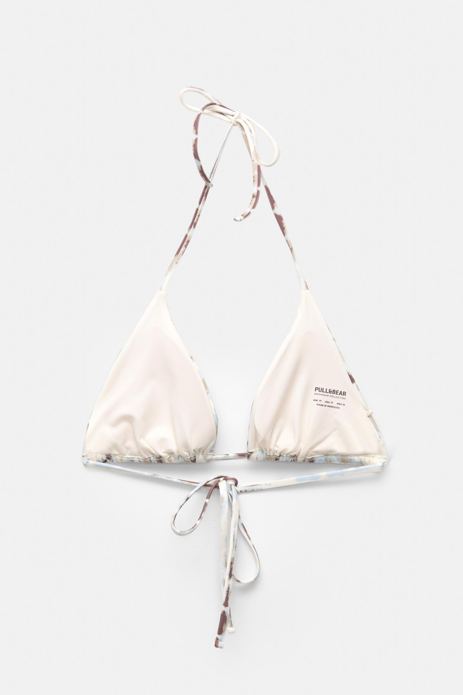 Tie-dye bikini top Product Image