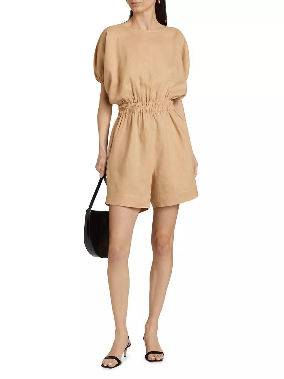 Rest & Relaxation Linen Romper Product Image