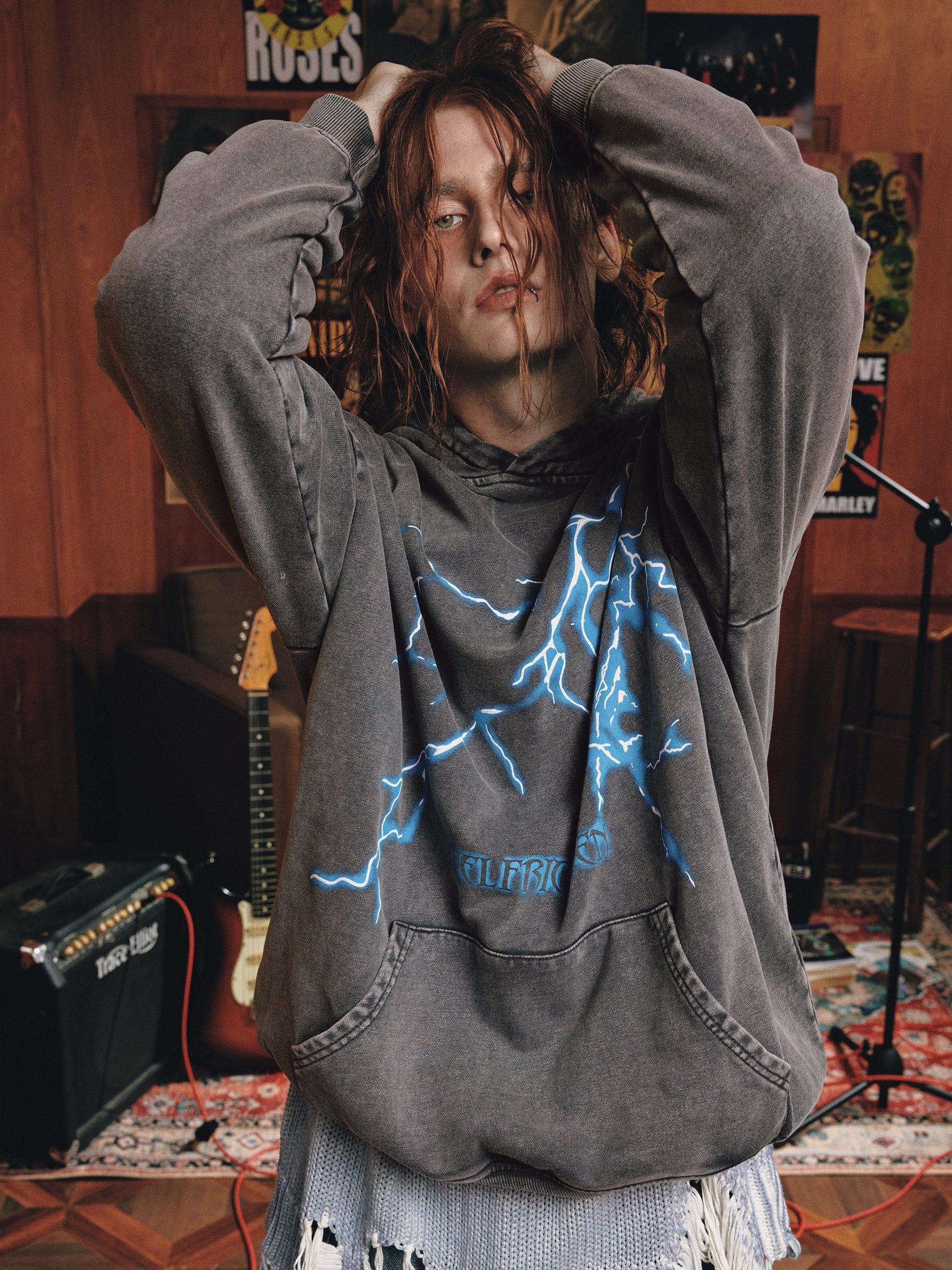 Aelfric Eden Lightning Graphic Hoodie Product Image