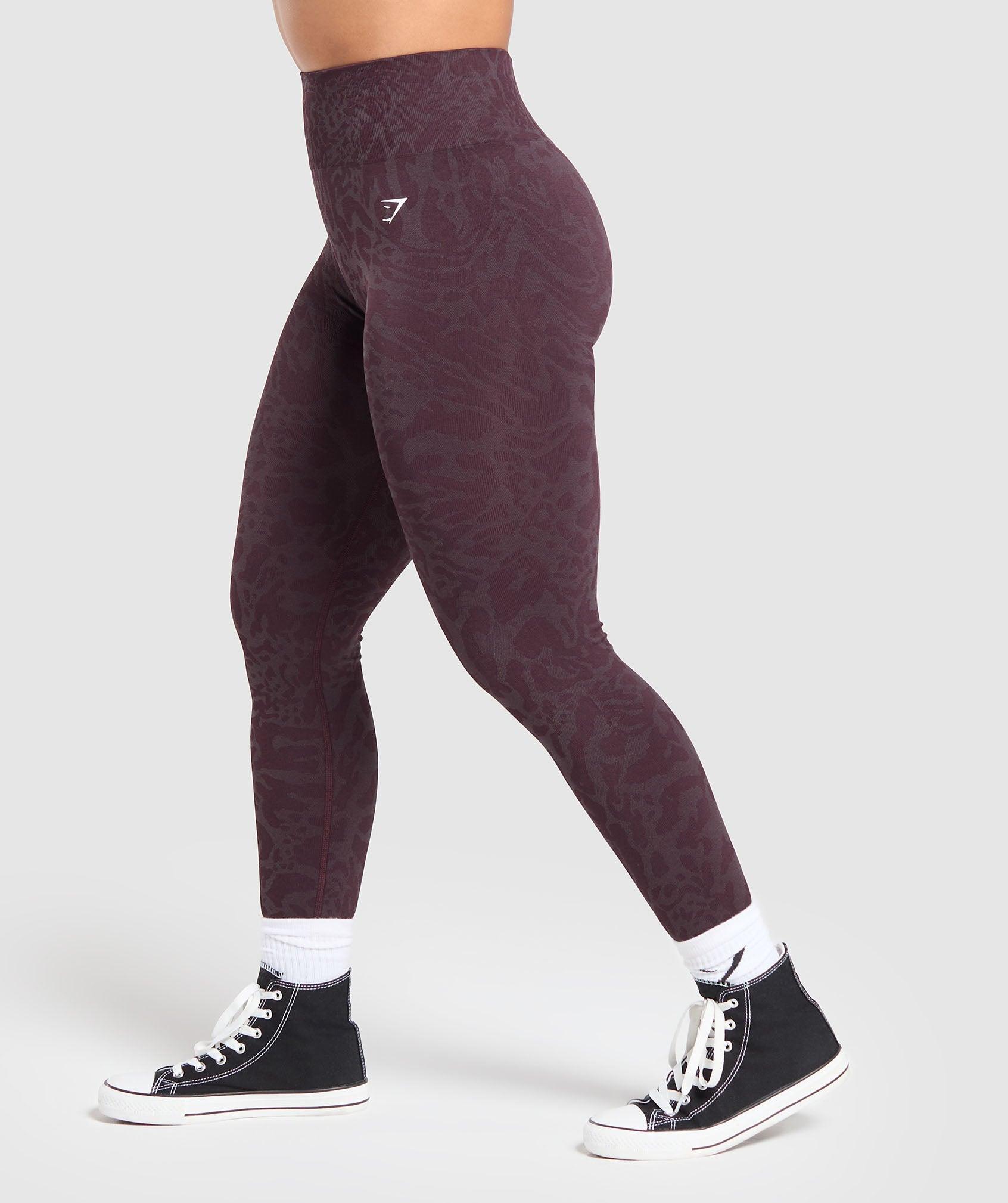 Gymshark Adapt Safari Seamless Leggings - Depth Purple/Greyed Purple Female Product Image