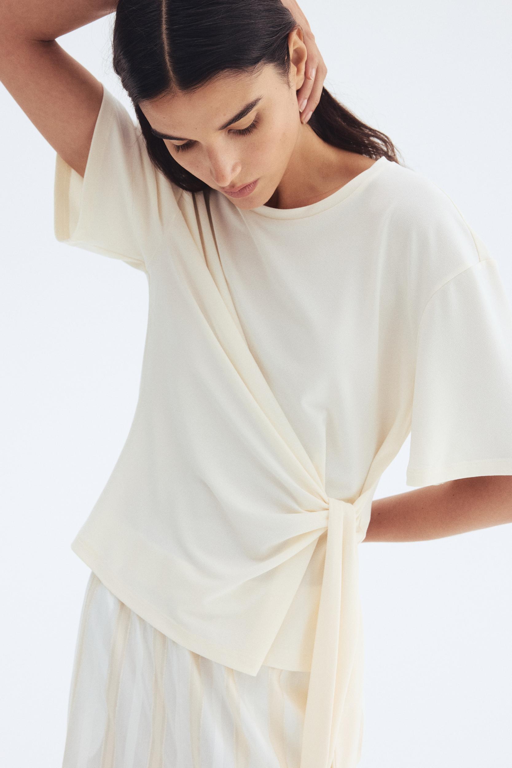 Tie-Detail Top Product Image