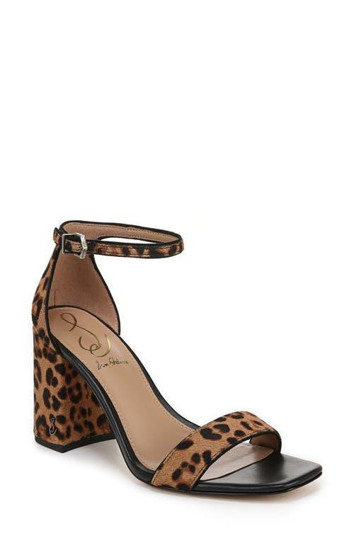 SAM EDELMAN Yaro Ankle Strap Sandal In Brown Product Image