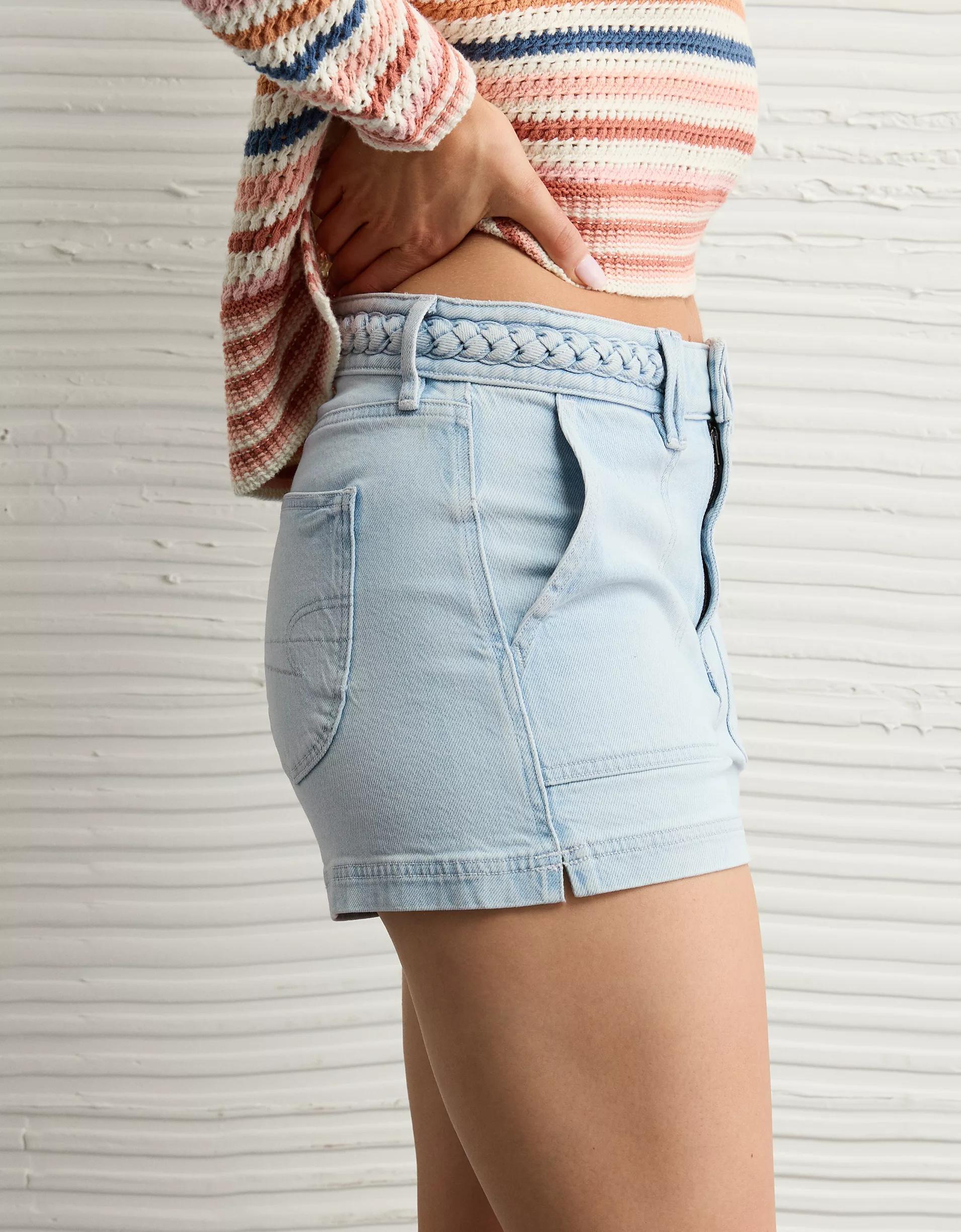 AE Stretch Denim Mom Short Product Image