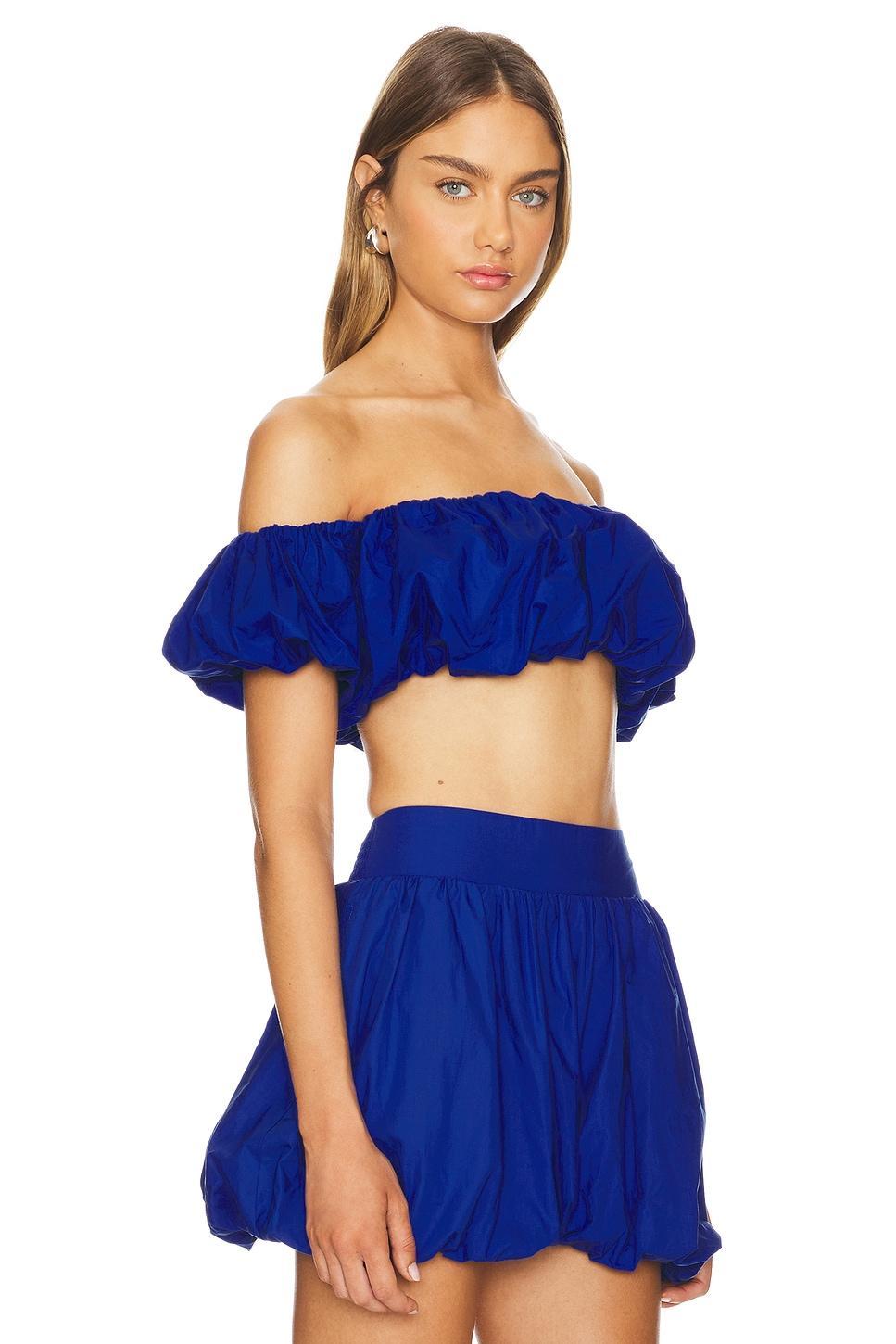 Puff Sleeve Crop Top Susana Monaco Product Image