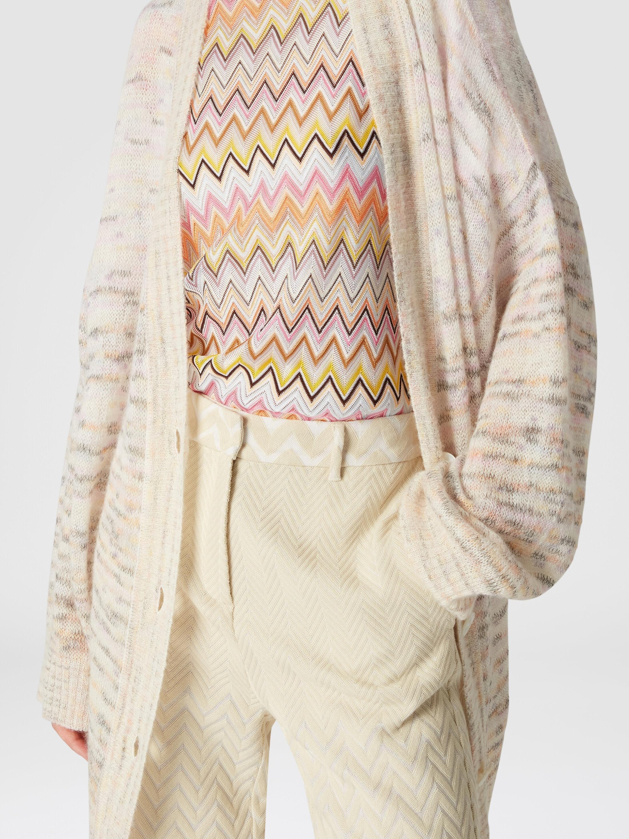 Oversized viscose, alpaca and wool cardigan Product Image