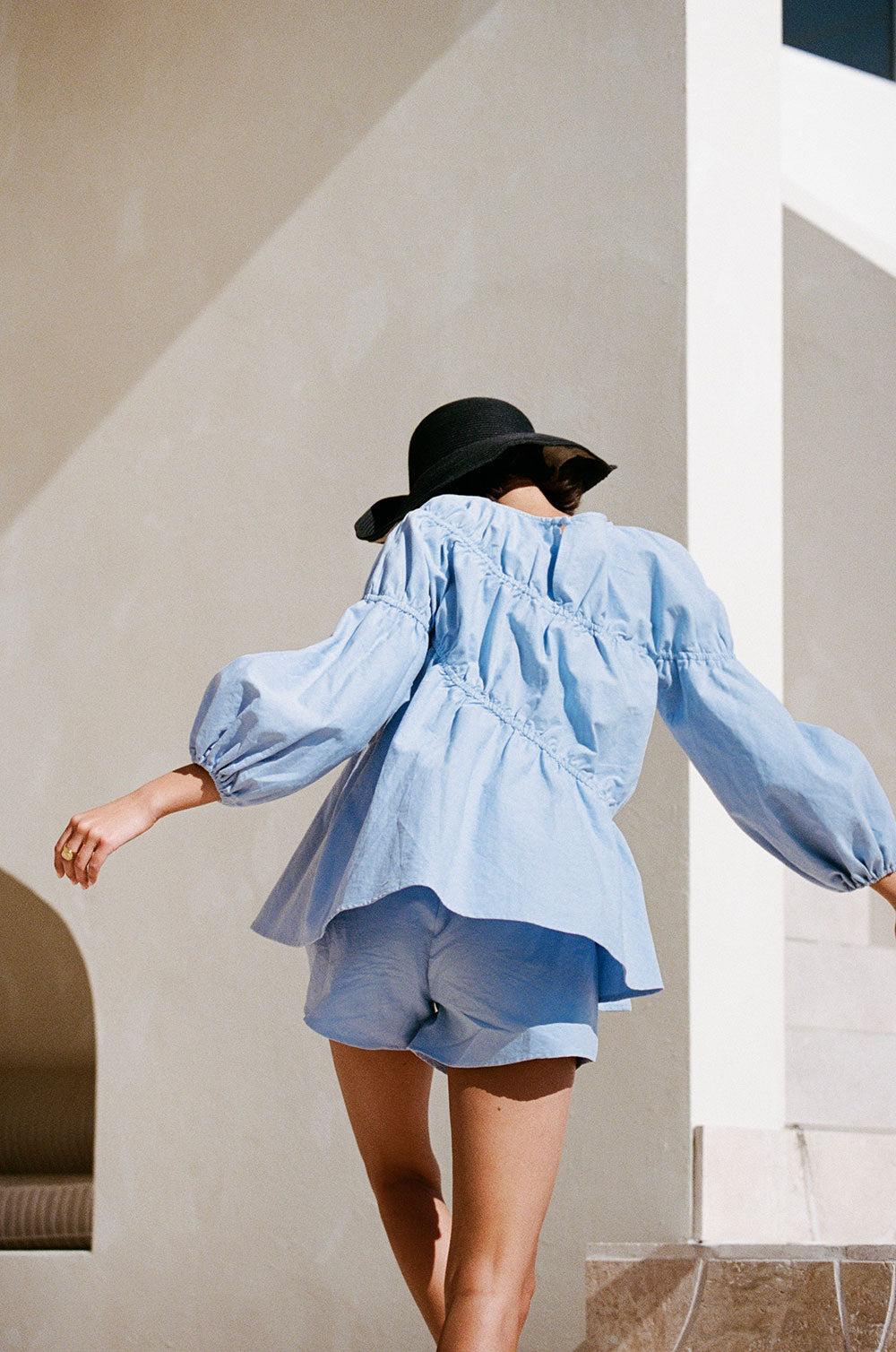 Akel Shorts - Blue Product Image