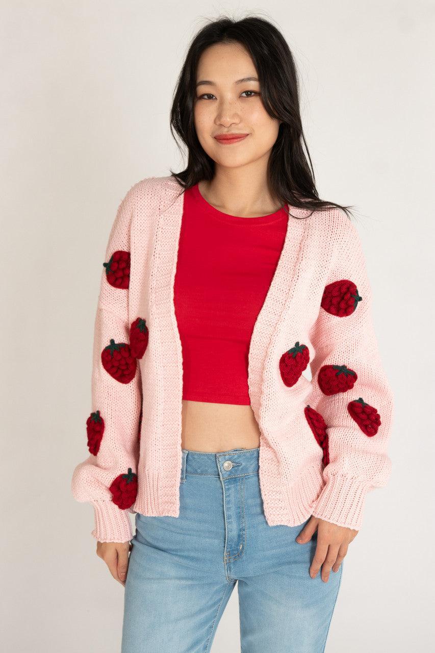 3D Applique Cardigan Product Image