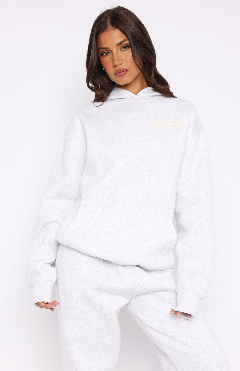 Active Club Oversized Hoodie Grey Marle Product Image