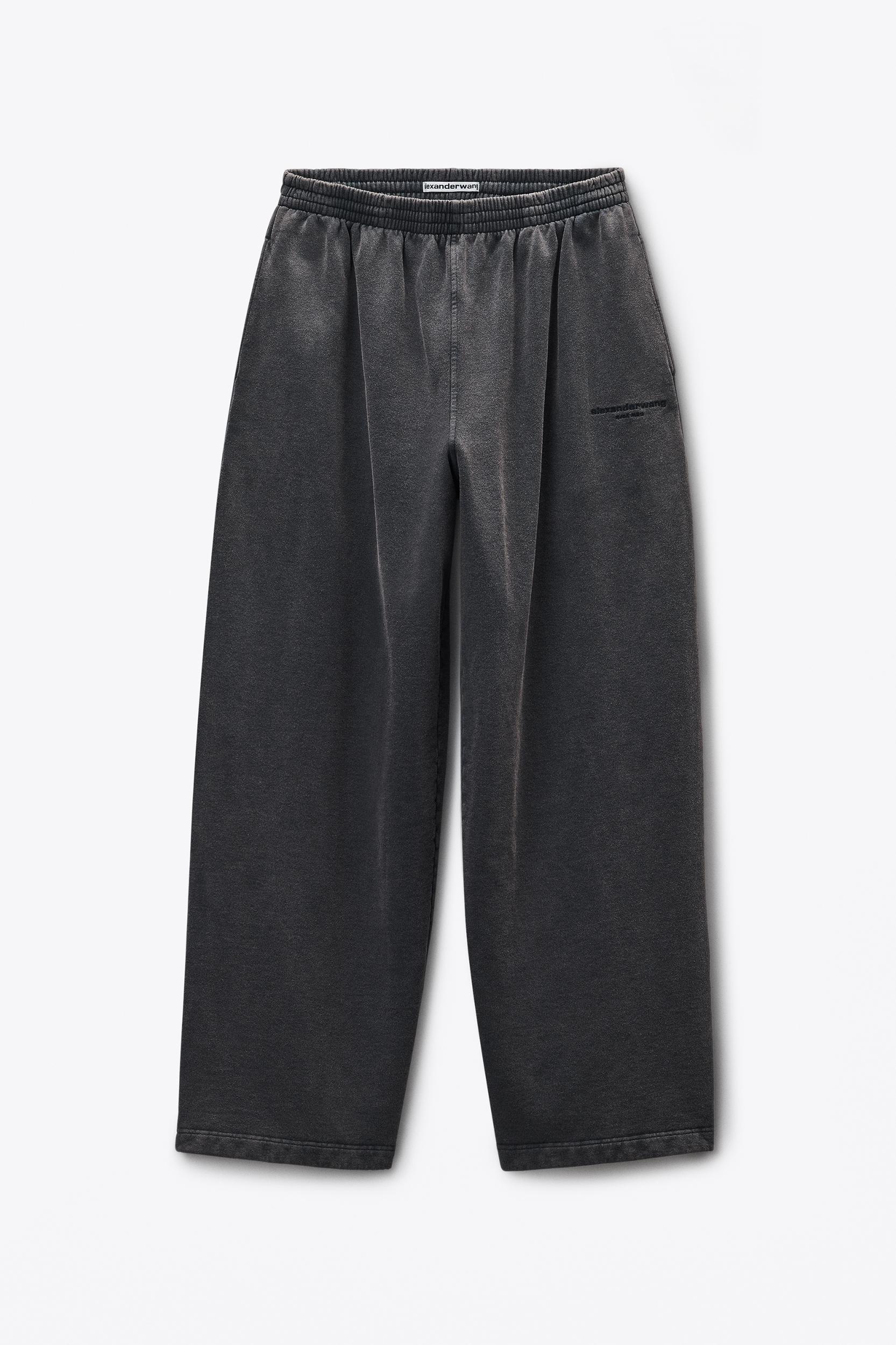 Grey Organic Terry Oversized Sweatpant Product Image