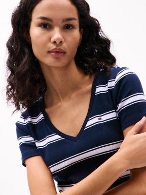V-Neck Stripe Favorite T-Shirt Product Image