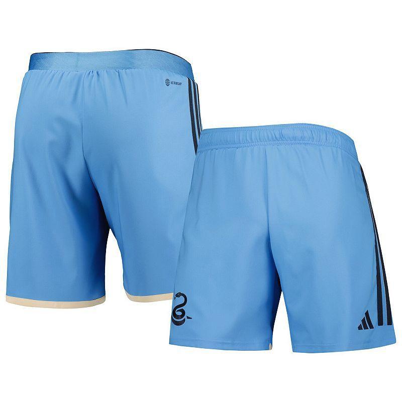 Mens adidas Light Blue Philadelphia Union 2023 Away AEROREADY Authentic Shorts Product Image