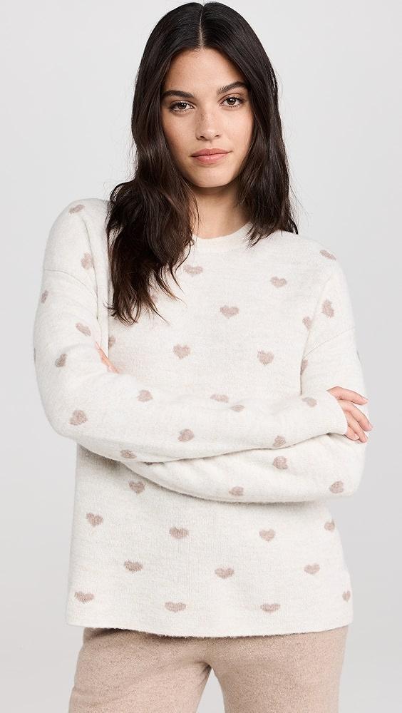 Splendid Lolly Hearts Sweater | Shopbop Product Image