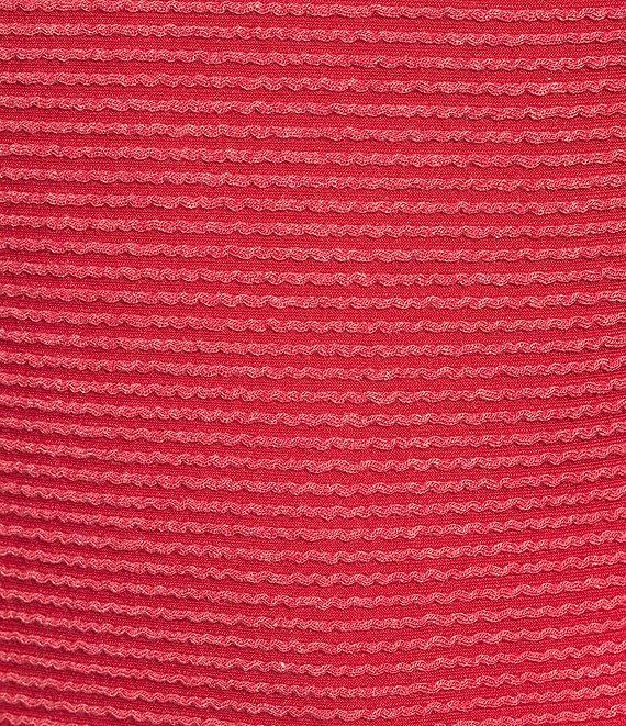 Moa Moa Crewneck Ruffle Short Sleeve Top Product Image