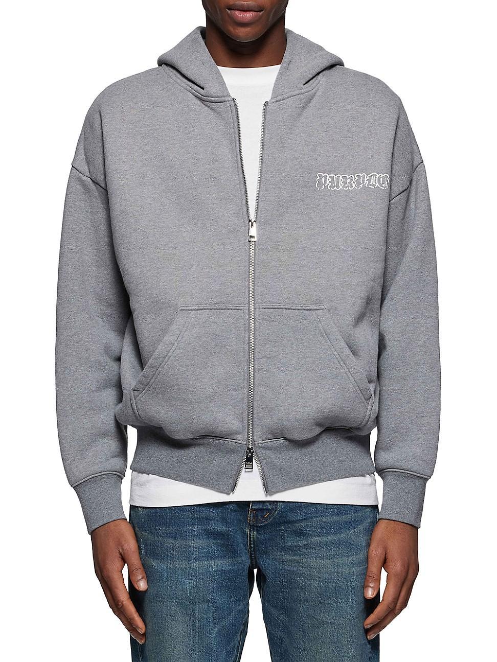 Mens Heavyweight Fleece Full-Zip Hoodie Product Image