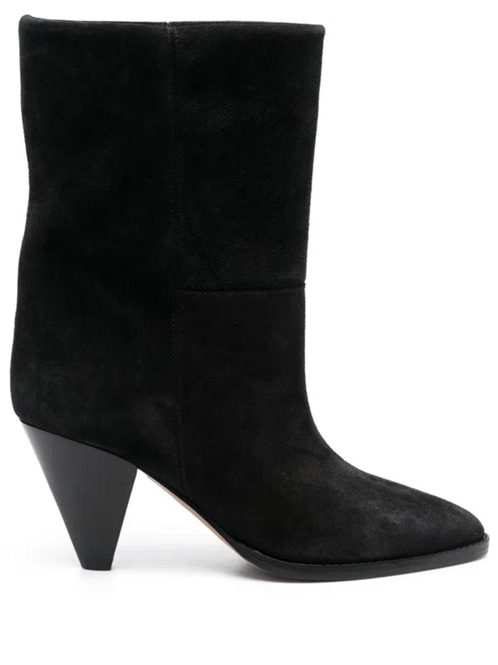 Black 75 Suede Boots Product Image