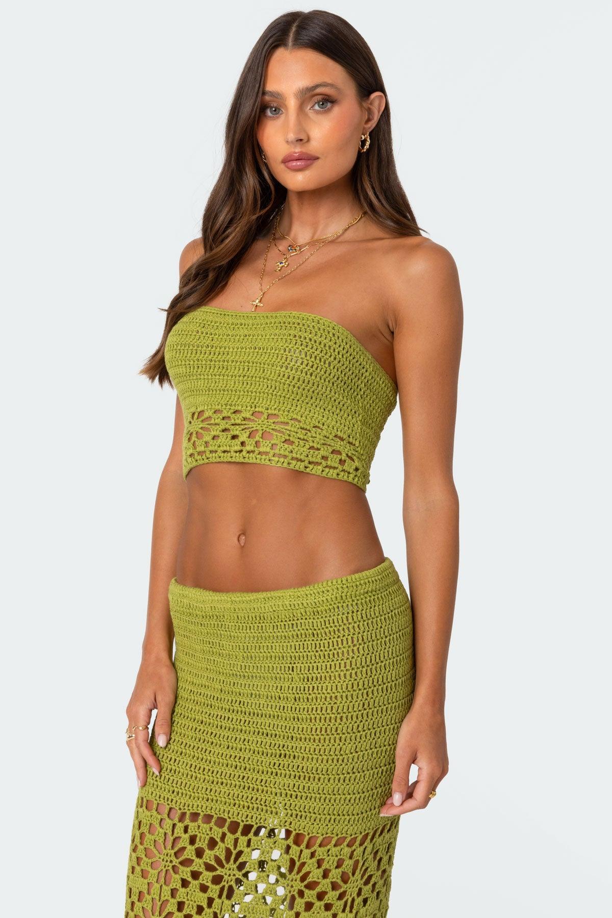 Ida Crochet Tube Top Product Image