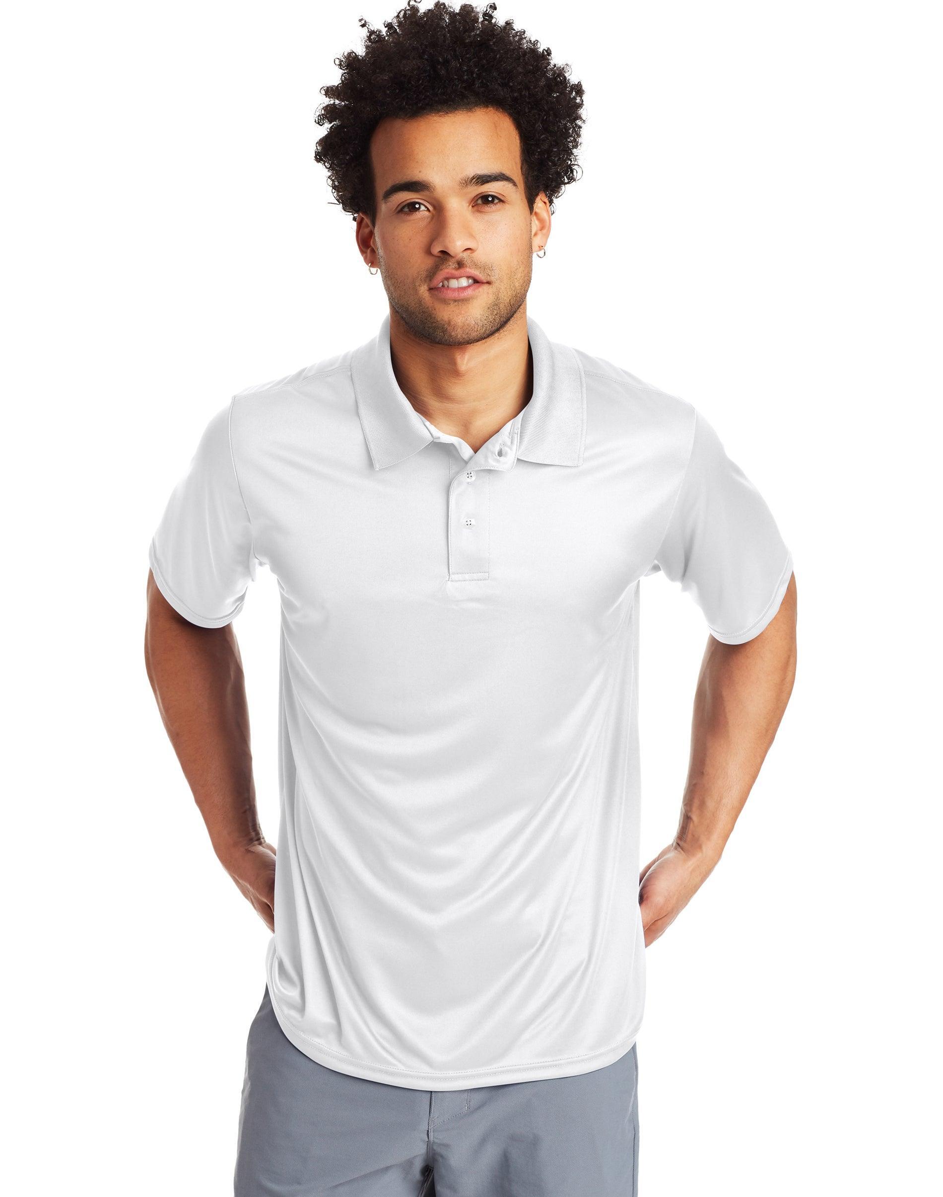 Hanes Sport Cool DRI Mens Performance Polo Navy 3XL Product Image