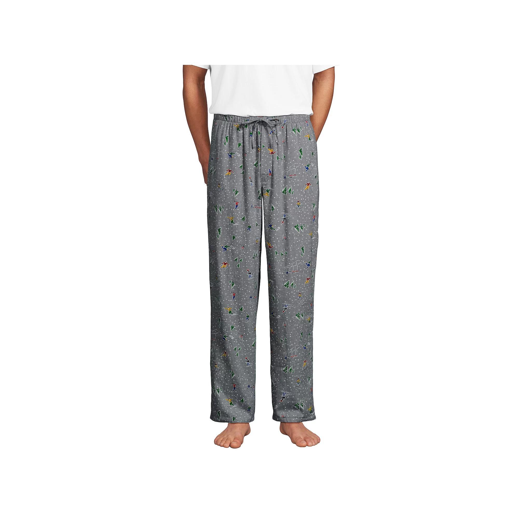Big & Tall Lands' End Flannel Pajama Pants, Men's,  Product Image