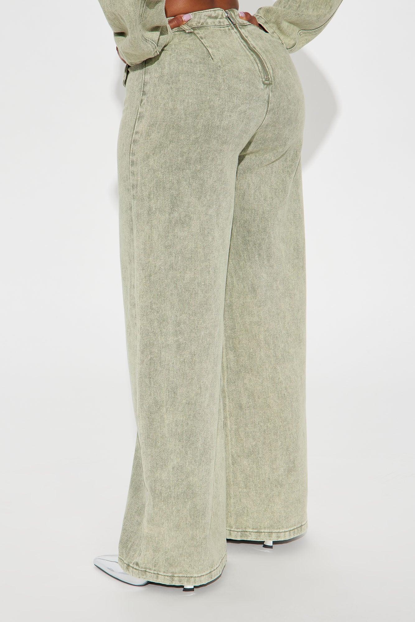 Seeing Things Differently Trouser Jeans - Sage Product Image