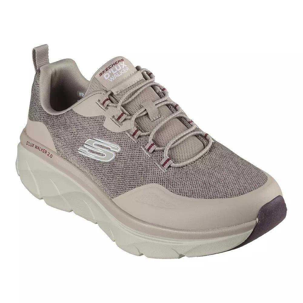 Skechers Relaxed Fit® D'Lux Walker 2.0 Steadyway Men's Shoes, Size: 8.5 XW, Brown Product Image