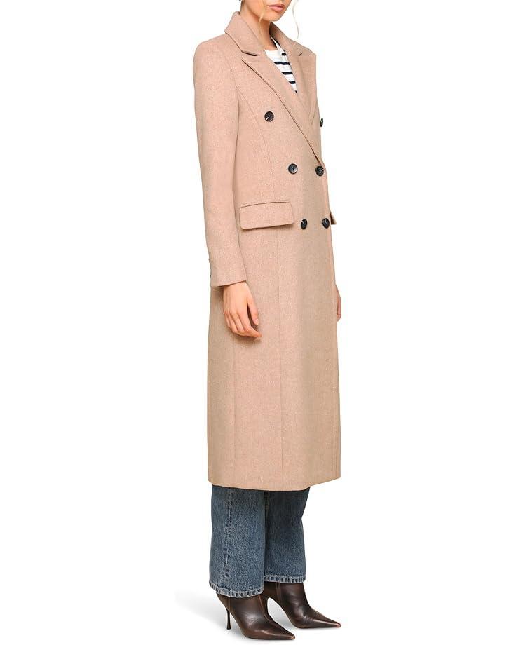 Wool Maxi Wrap Coat Product Image