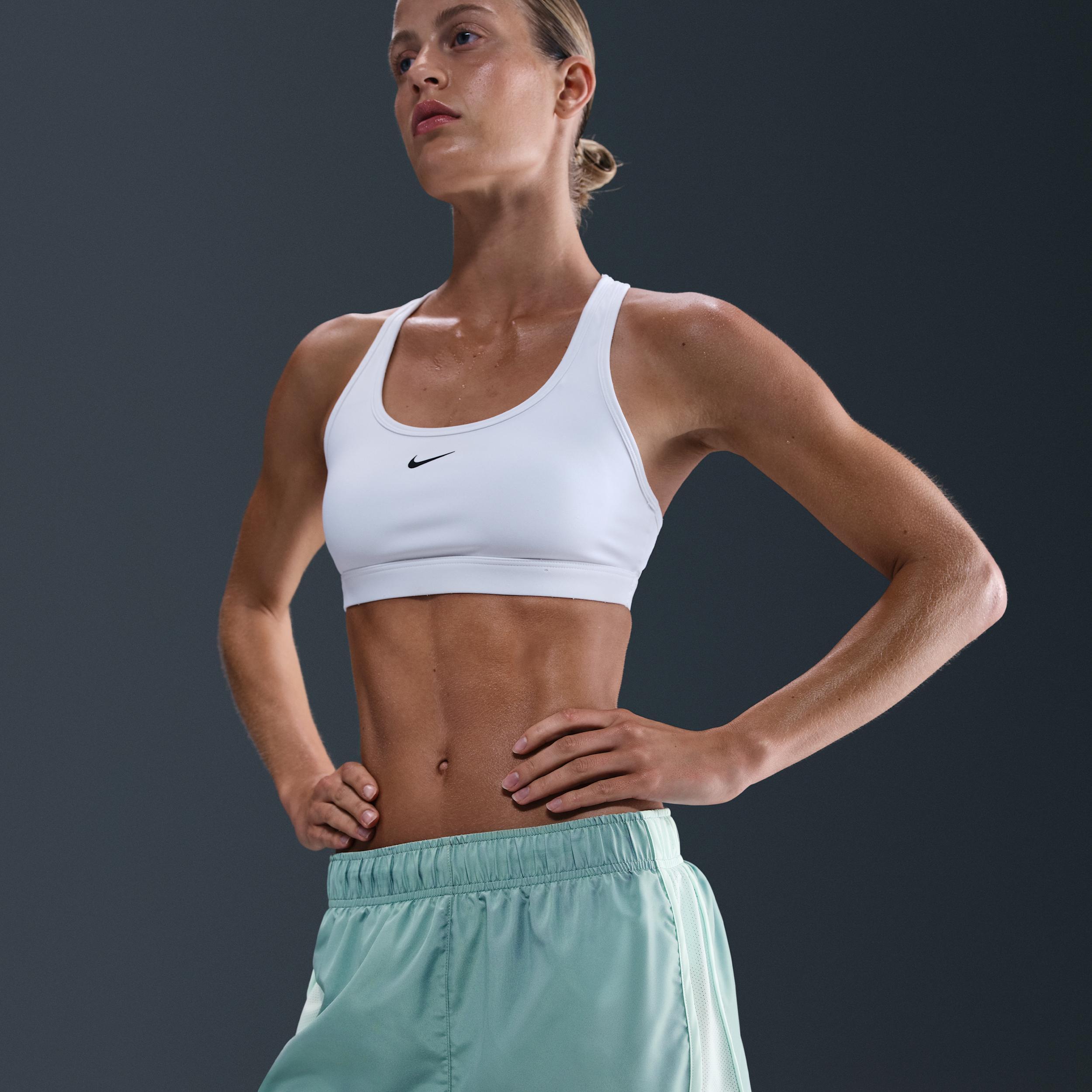 Nike Womens Tempo Dri-FIT Mid-Rise Brief-Lined Running Shorts | HM6096-017 Product Image