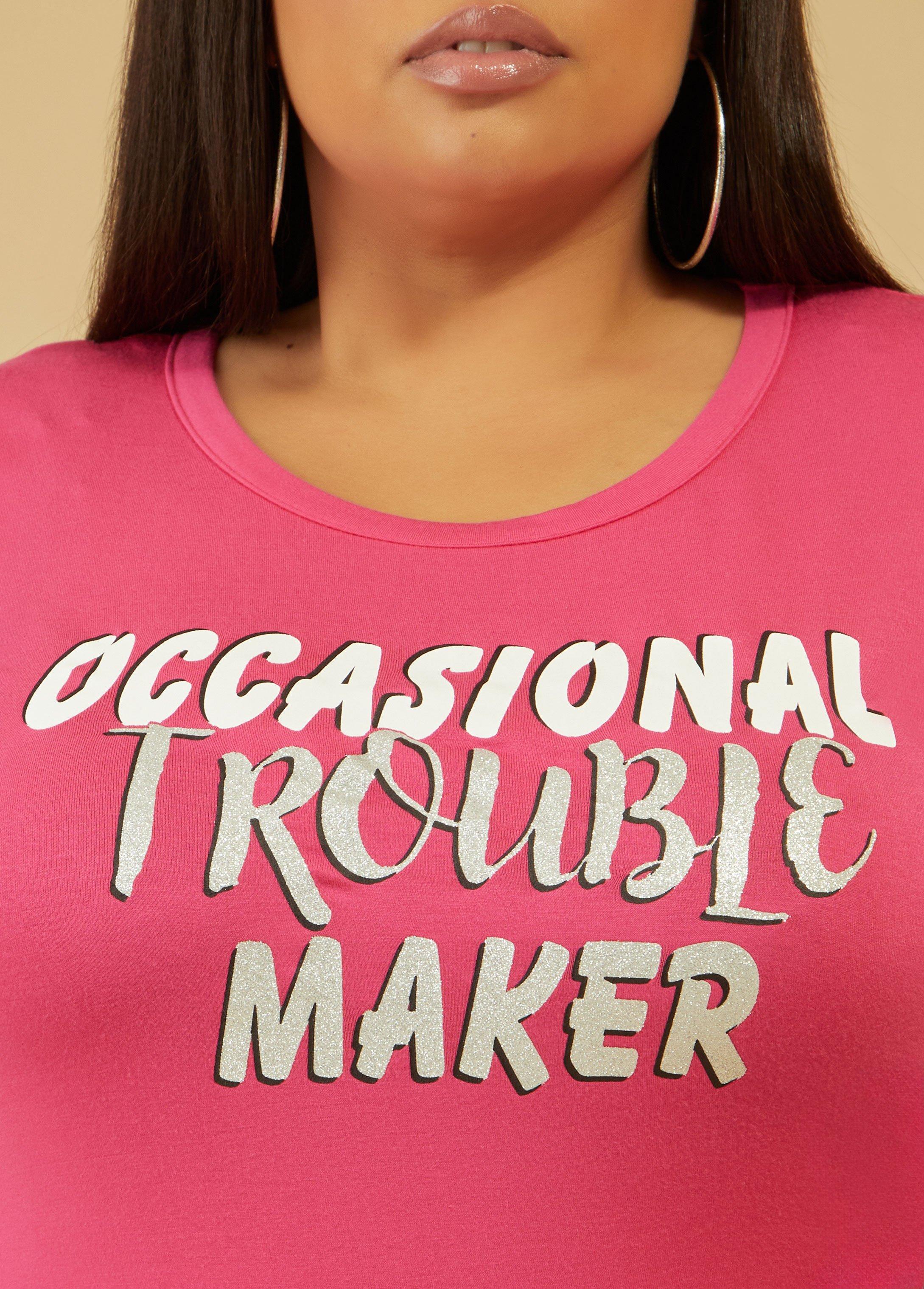 Trouble Maker Graphic Tee Product Image