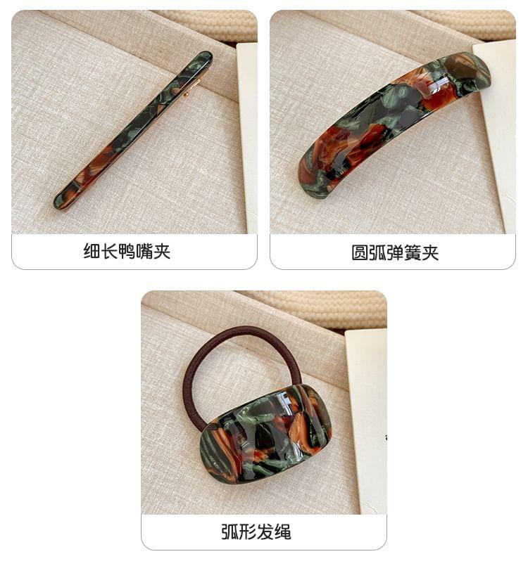 Resin Hair Clip / Hair Tie / Hair Claw Product Image