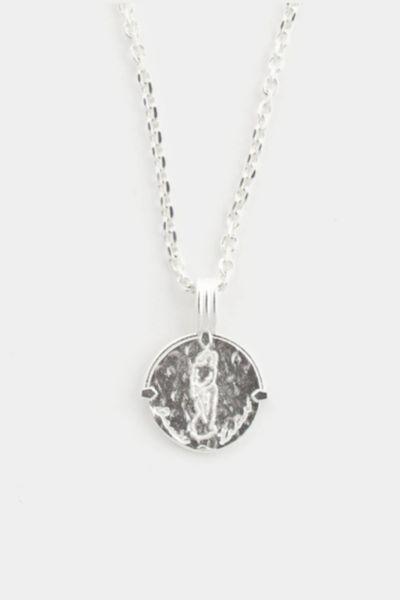 Deux Lions Jewelry Sterling Silver Zodiac Necklace Mens at Urban Outfitters Product Image