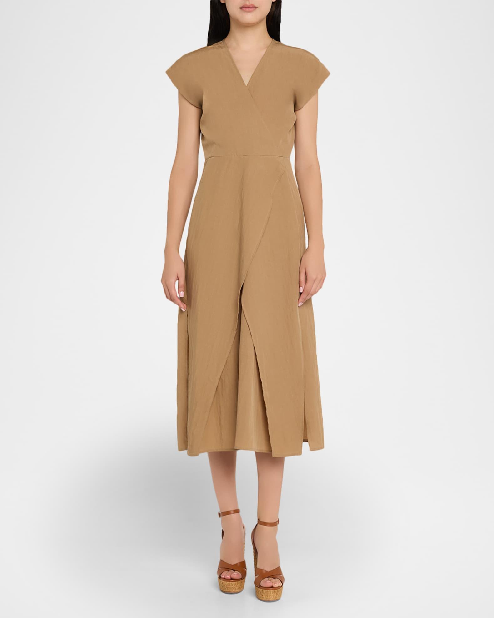 Sunseeker Wicker and Leather Block-Heel Sandals Product Image