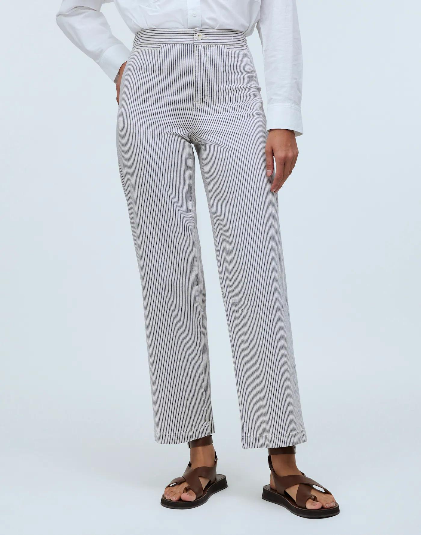 The Emmett Wide-Leg Crop Pant: Welt Pocket Edition Product Image