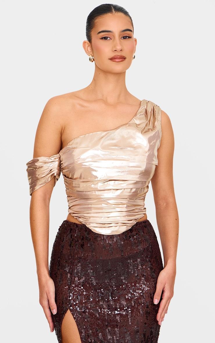 Dark Chocolate Extreme Sequin Split Low Rise Maxi Skirt Product Image