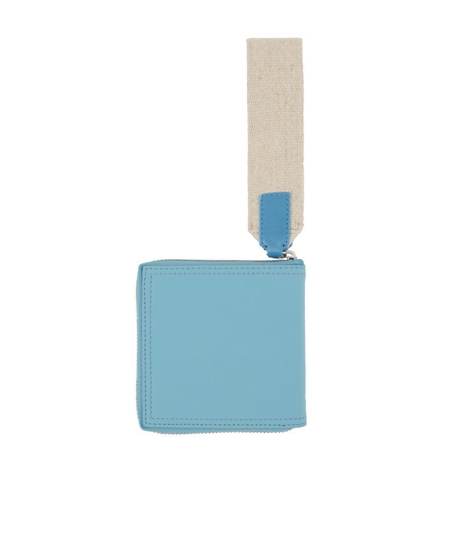 JACQUEMUS Logo Wallet In Blue Product Image