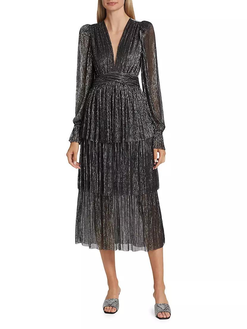 Marais Sequin Knit Midi-Dress Product Image