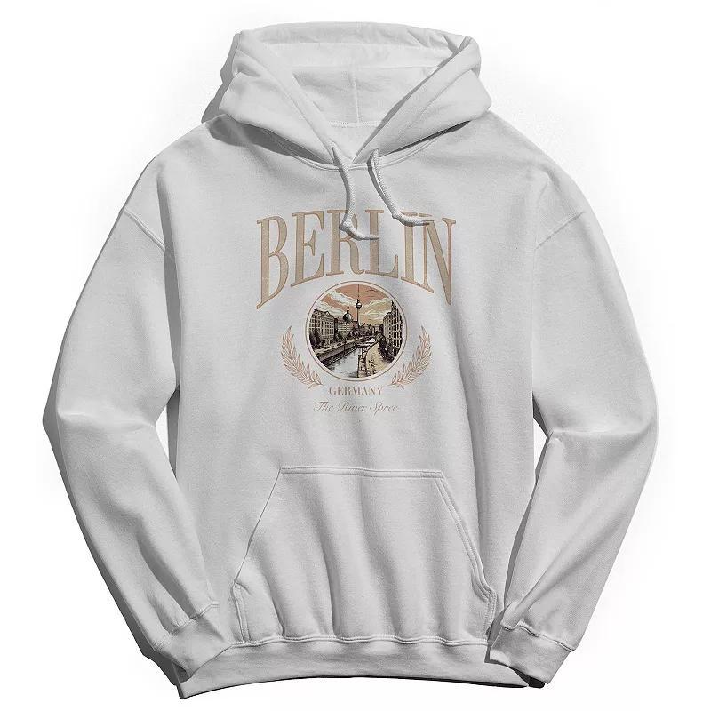 Men's Berlin City Hoodie, Size: XXL, White Product Image