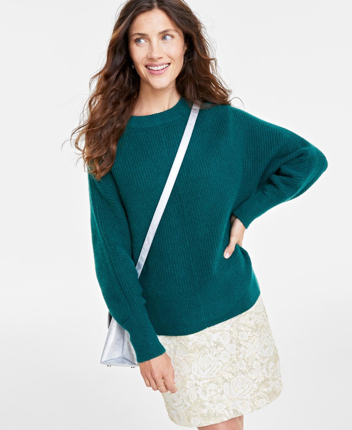 On 34th Womens Dolman-Sleeve Crewneck Sweater, Created for Macys Product Image