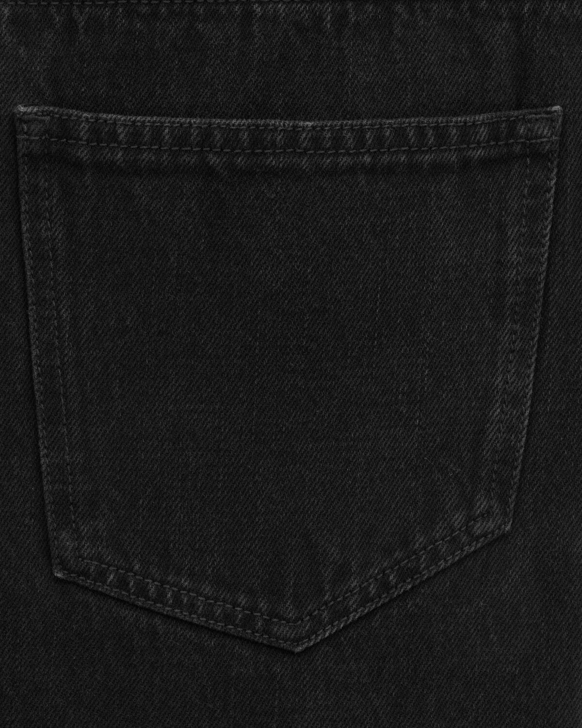 baggy jeans in carbon black denim | Saint Laurent | YSL.com Product Image