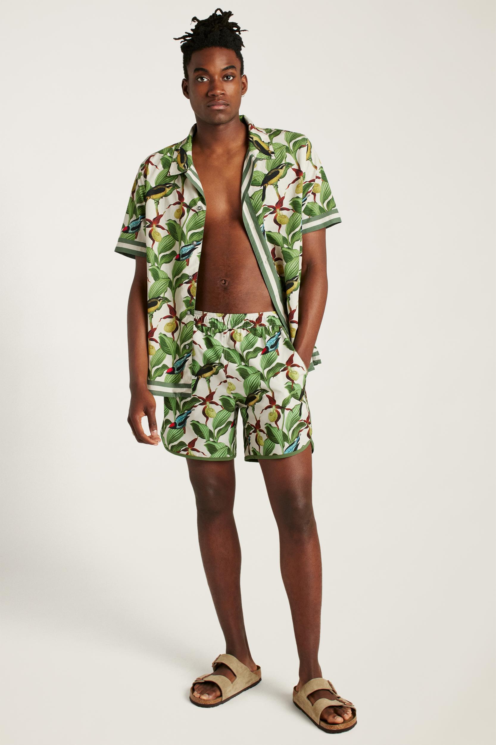 Throwback Swim Trunks Product Image