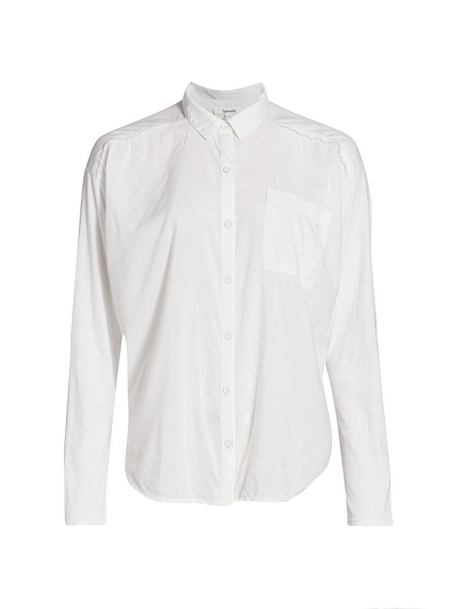 Womens Paige Button-Up Shirt Product Image
