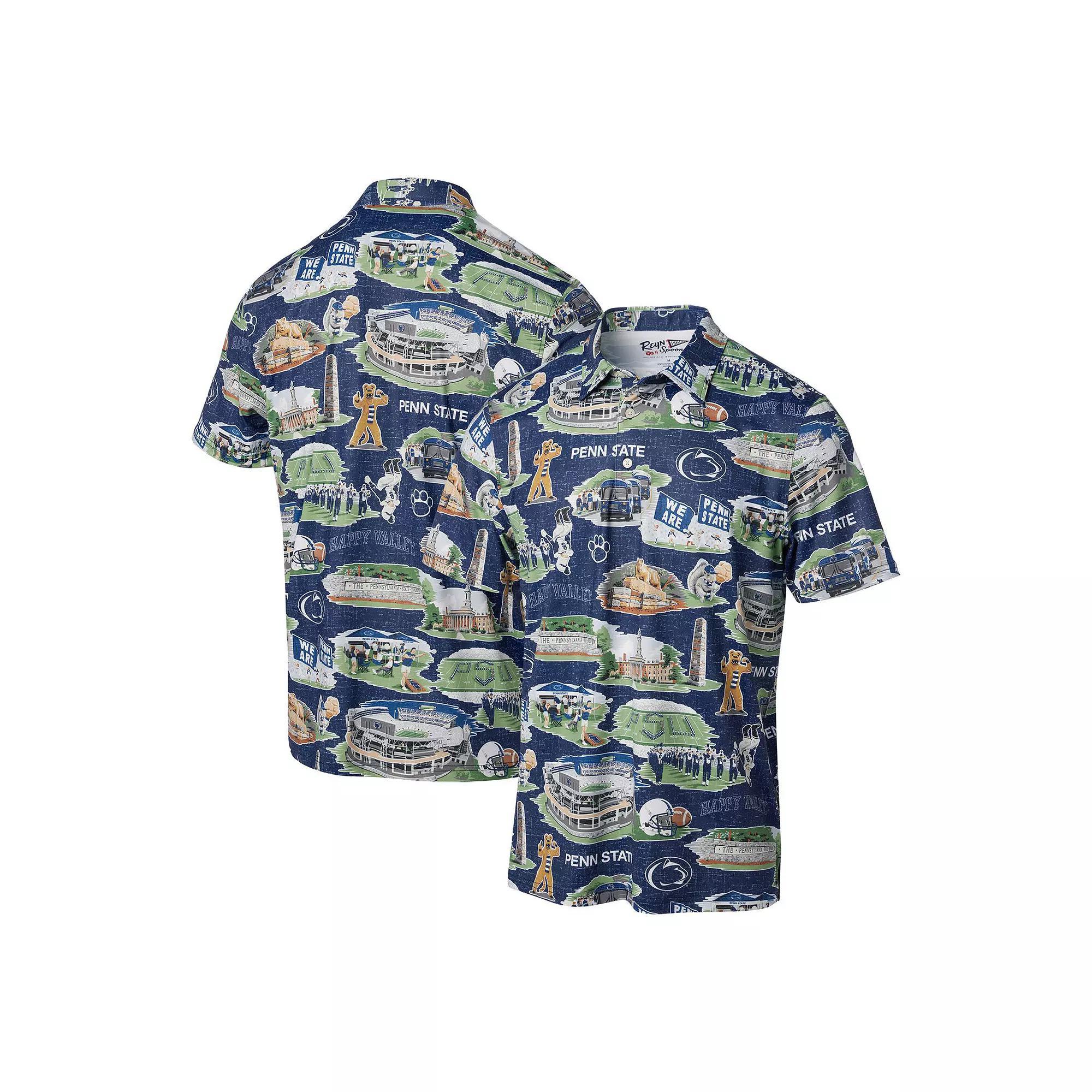 Men's Reyn Spooner Navy Penn State Nittany Lions Scenic Polo, Size: Small, Blue Product Image